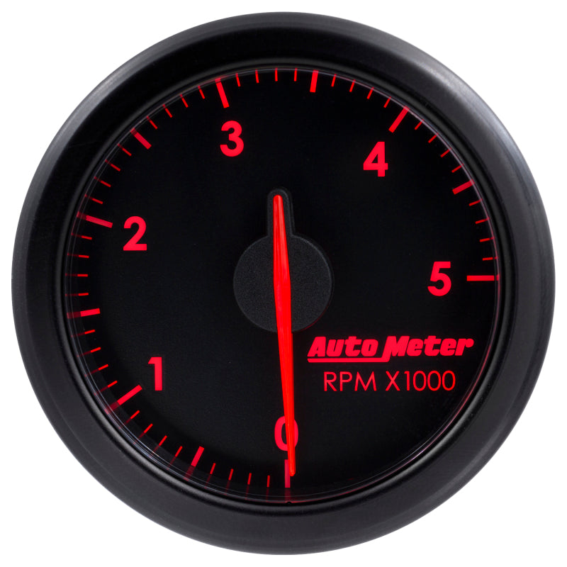Autometer Airdrive 2-1/6in Tachometer Gauge 0-5K RPM - Black-thumbmail-5