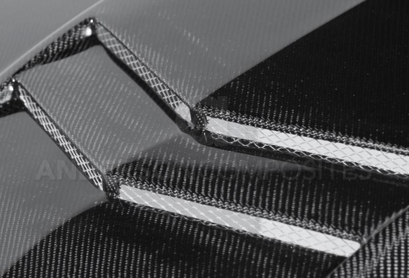 Anderson Composites 10-13 Chevy Camaro TTII-Style Carbon Fiber Hood-thumbmail-5