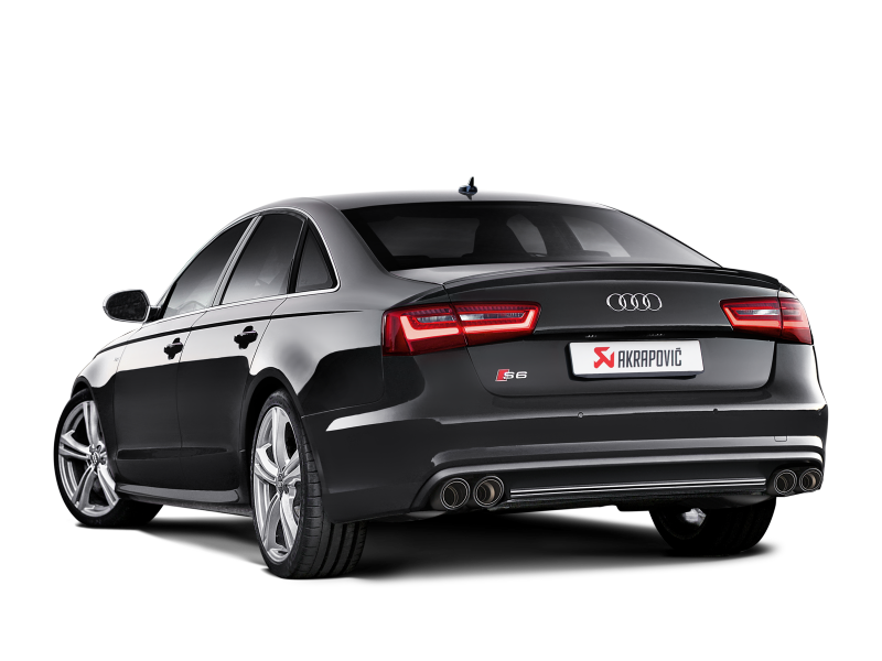 Akrapovic 13-17 Audi S6 Avant/Limousine (C7) Evolution Line Cat Back (Titanium) w/ Carbon Tips-thumbmail-12