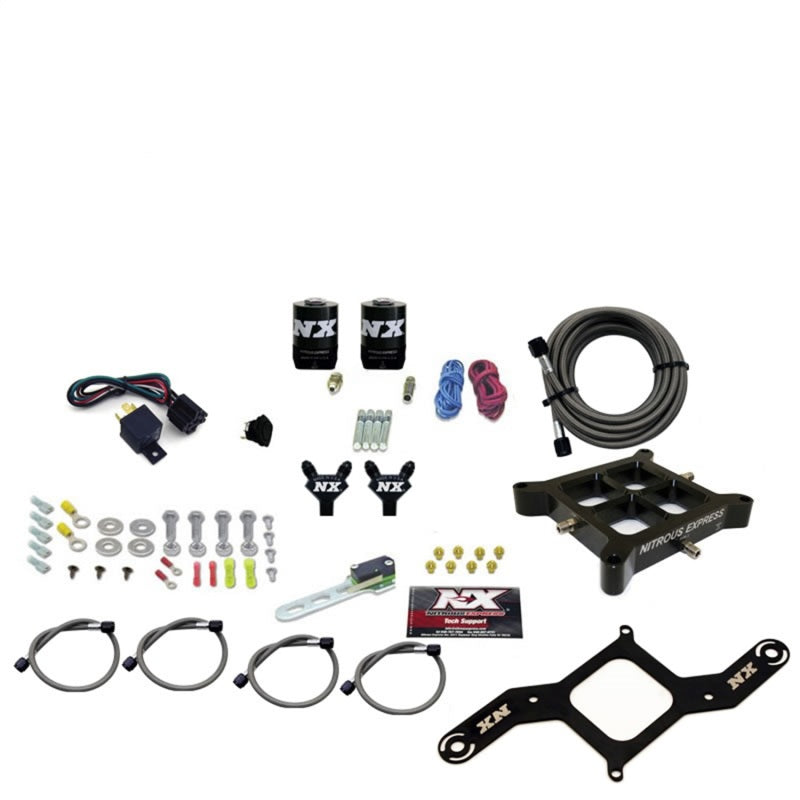 Nitrous Express 4150 Billet Crossbar Pro-Power Nitrous Kit (100-500HP) w/o Bottle-thumbmail-2