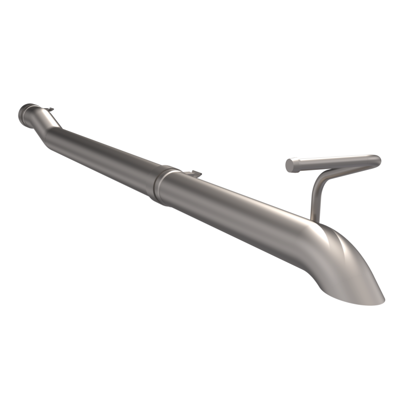 QTP 07-18 Jeep Wrangler JK 3.6L/3.8L Eliminator Cat-Back Crawler Exhaust-thumbmail-3