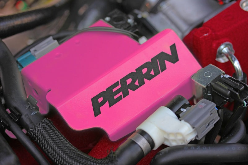 Perrin 2008+ STI Boost Control Solenoid Cover (Cartridge Type EBCS) - Hyper Pink-thumbmail-3