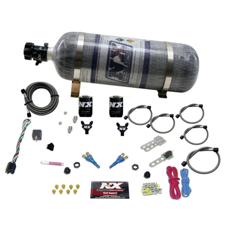 Nitrous Express Dodge EFI Full Race Dual Nozzle Nitrous Kit (100-300HP) w/Composite Bottle-thumbmail-2