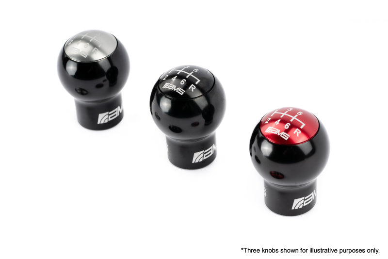 AMS Performance Subaru WRX/STi 6-Speed Billet Shift Knob (Incl Red, Black, & Gunmetal Cap)-thumbmail-5