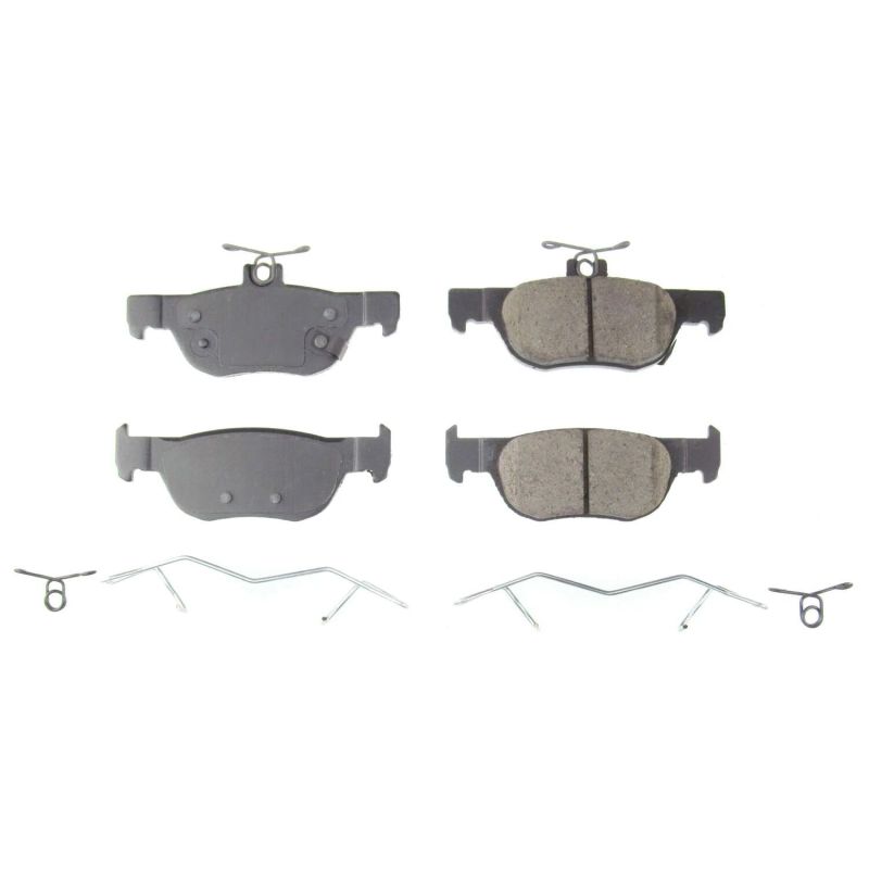 Power Stop 2019 Mazda 3 Rear Z17 Evolution Ceramic Brake Pads w/Hardware-thumbmail-1