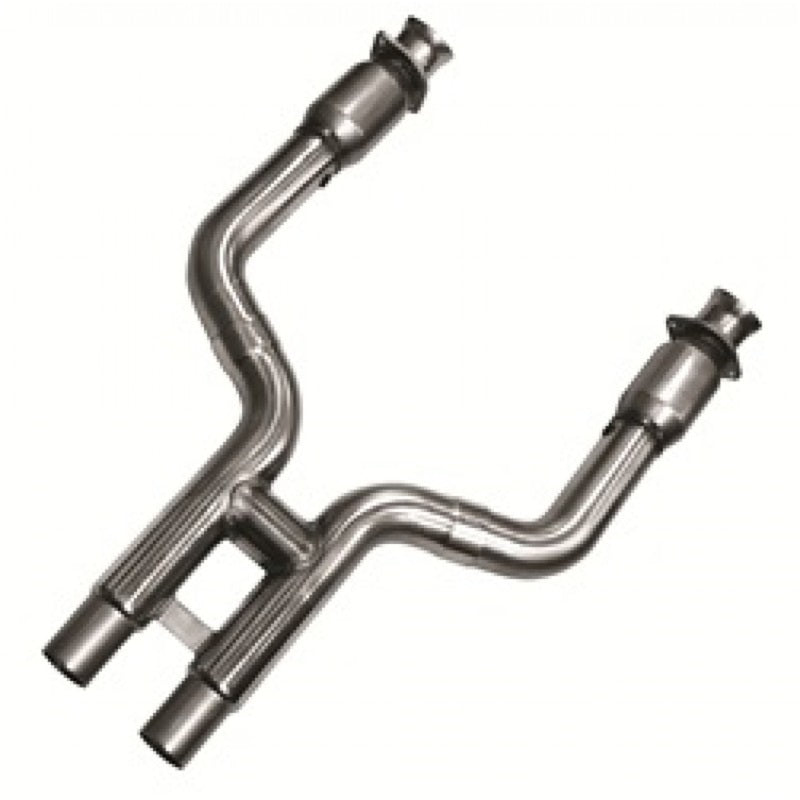 Kooks 07-10 Ford Shelby GT-500 5.4L 4V 3in x 2 1/2in OEM GREEN Cat SS H-Pipe Kooks HDR Req-thumbmail-2
