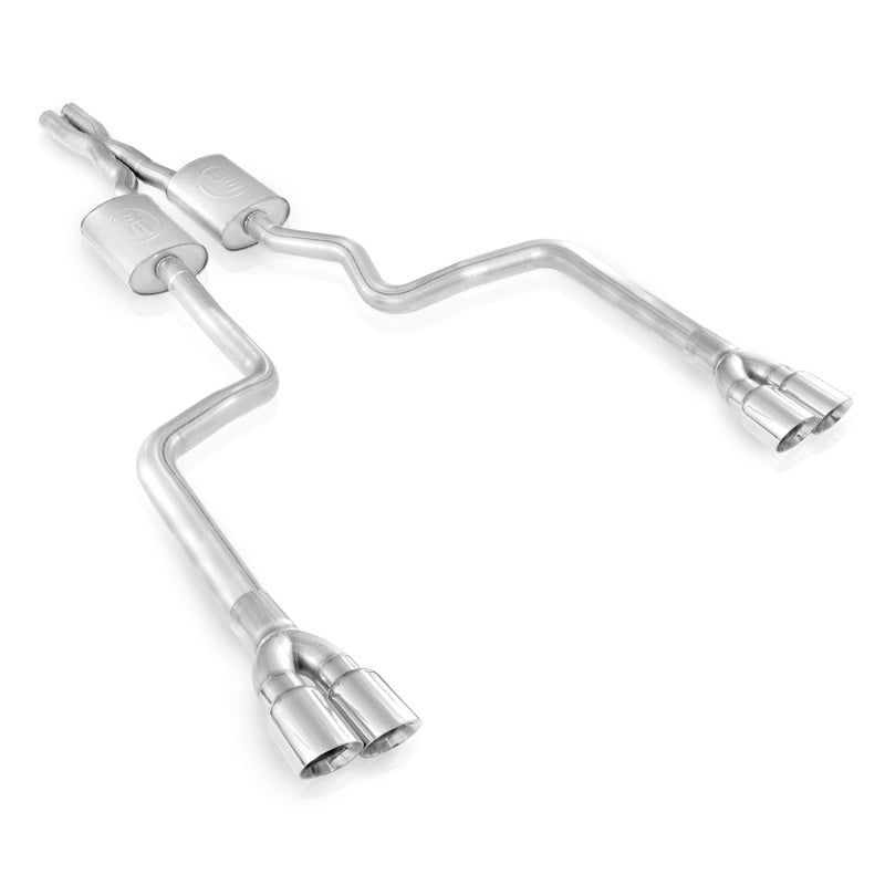 Stainless Works 2008-14 Challenger 3in Catback X-Pipe S-Tube Mufflers 3-1/2in Tips-thumbmail-2