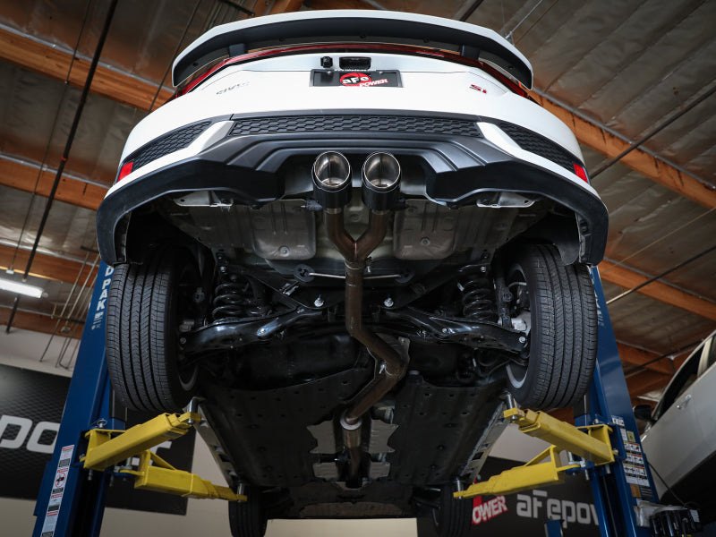 aFe Takeda 2.5in 304SS Cat-Back Exhaust System 17-20 Honda Civic SI Coupe L4-1.5L (t)-thumbmail-3