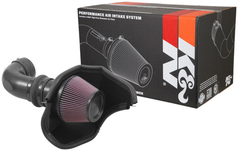 K&N 2016-2017 Cadillac CTS-V 6.2L V8 Aircharger Performance Intake-thumbmail-16