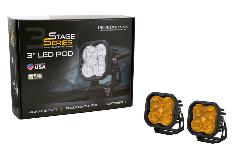 Diode Dynamics SS3 Max ABL - Yellow Combo Standard (Pair)-thumbmail-8