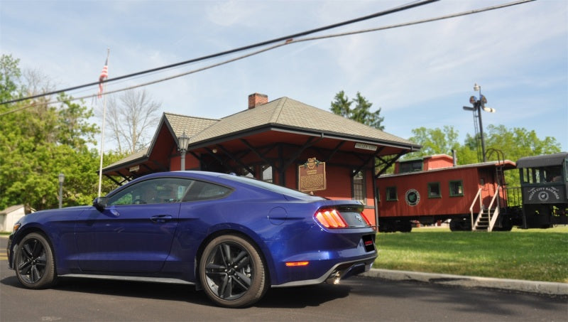 Corsa 15-16 Ford Mustang EcoBoost 2.3T Sport 3in Cat-Back Dual Rear Exit Polished Tips-thumbmail-3