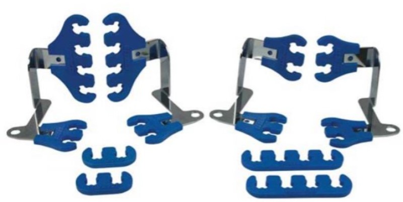 Moroso Chevrolet Small Block Ignition Super Look Wire Kit - 7-9mm - Blue-thumbmail-1