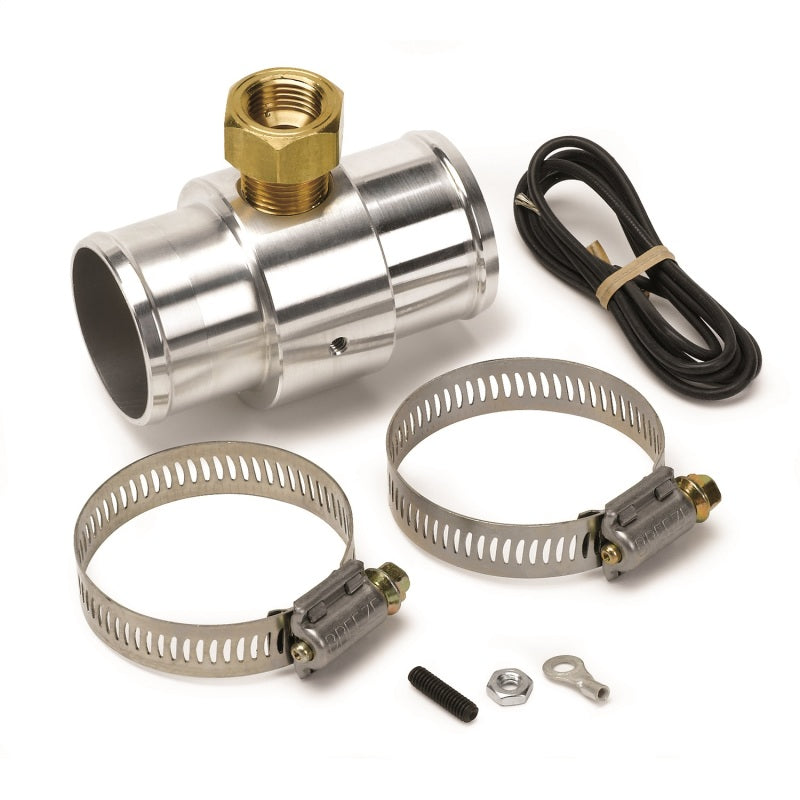 Autometer Radiator Hose Adapter 1.5in, 0.375in NPTF Female, Aluminum-thumbmail-1