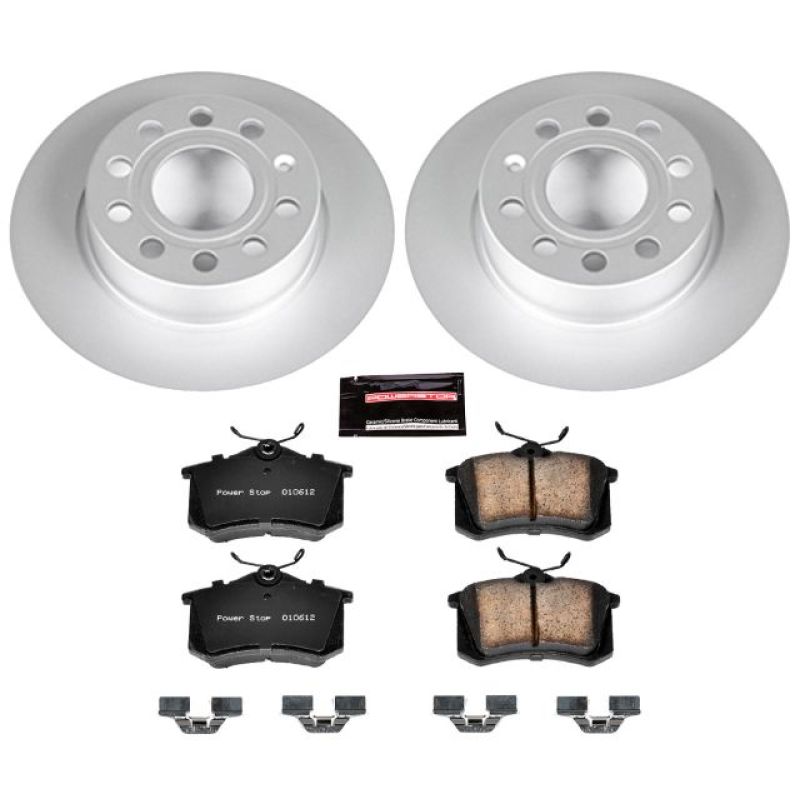Power Stop 10-13 Audi A3 Rear Z23 Evolution Sport Coated Brake Kit-thumbmail-1