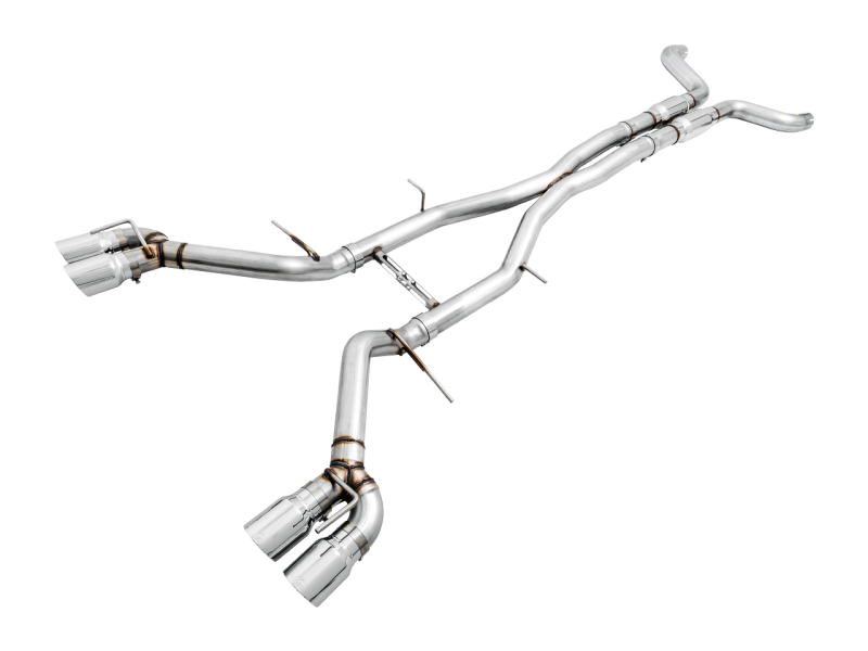 AWE Tuning 16-19 Chevy Camaro SS Resonated Cat-Back Exhaust -Track Edition (Quad Chrome Silver Tips)-thumbmail-2