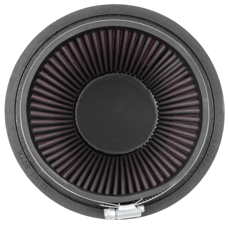 K&N Filter Universal Rubber Filter 5 inch Flange 6 1/2 inch Base 4 3/8 inch Top 7 inch Height-thumbmail-17
