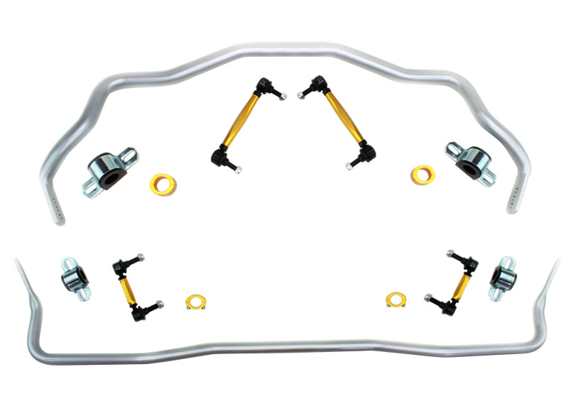 Whiteline 15-18 Ford Mustang GT/GT Premium/EcoBoost/EcoBoost Premium Front & Rear Sway Bar Kit-thumbmail-2