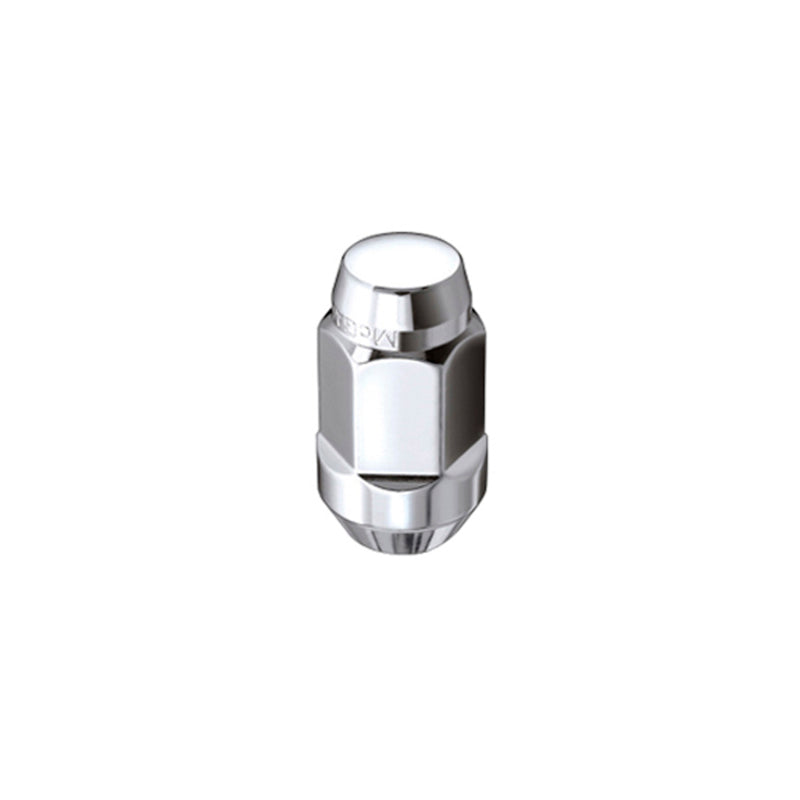 McGard Hex Lug Nut (Cone Seat Bulge Style) M14X1.5 / 22mm Hex / 1.945in. Length (4-Pack) - Chrome-thumbmail-4