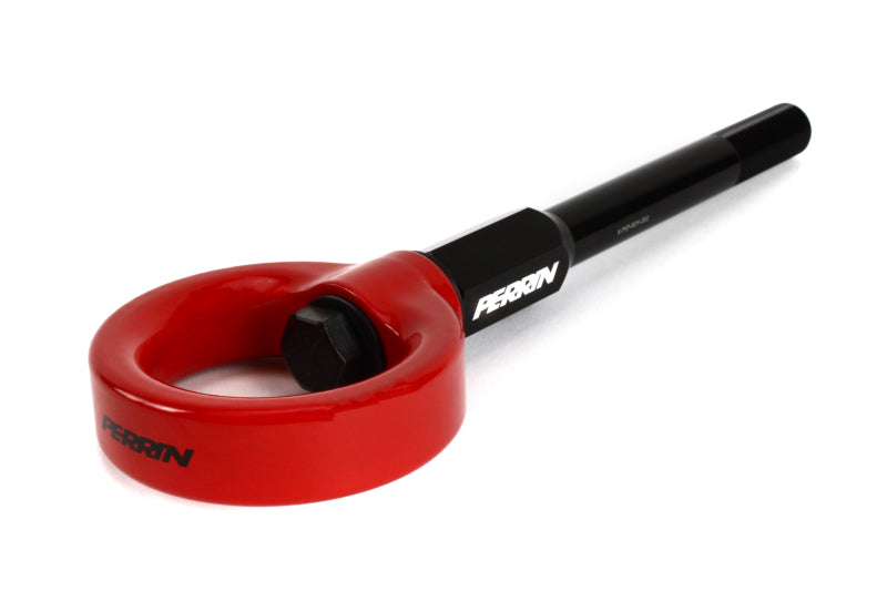 Perrin 02-07 Subaru WRX/STI Tow Hook Kit (Front) - Red-thumbmail-3