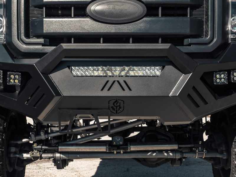 Road Armor 11-16 Ford F-250 SPARTAN Front Bumper Bolt-On Pre-Runner Guard - Tex Blk-thumbmail-5