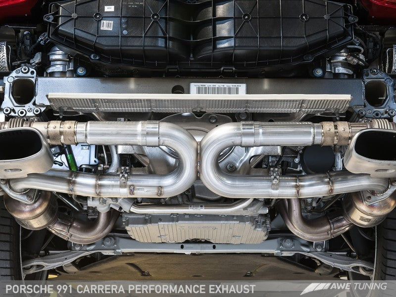 AWE Tuning 991 Carrera Performance Exhaust - Use Stock Tips-thumbmail-3