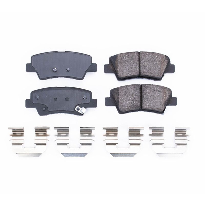 Power Stop 12-17 Hyundai Azera Rear Z17 Evolution Ceramic Brake Pads w/Hardware-thumbmail-1