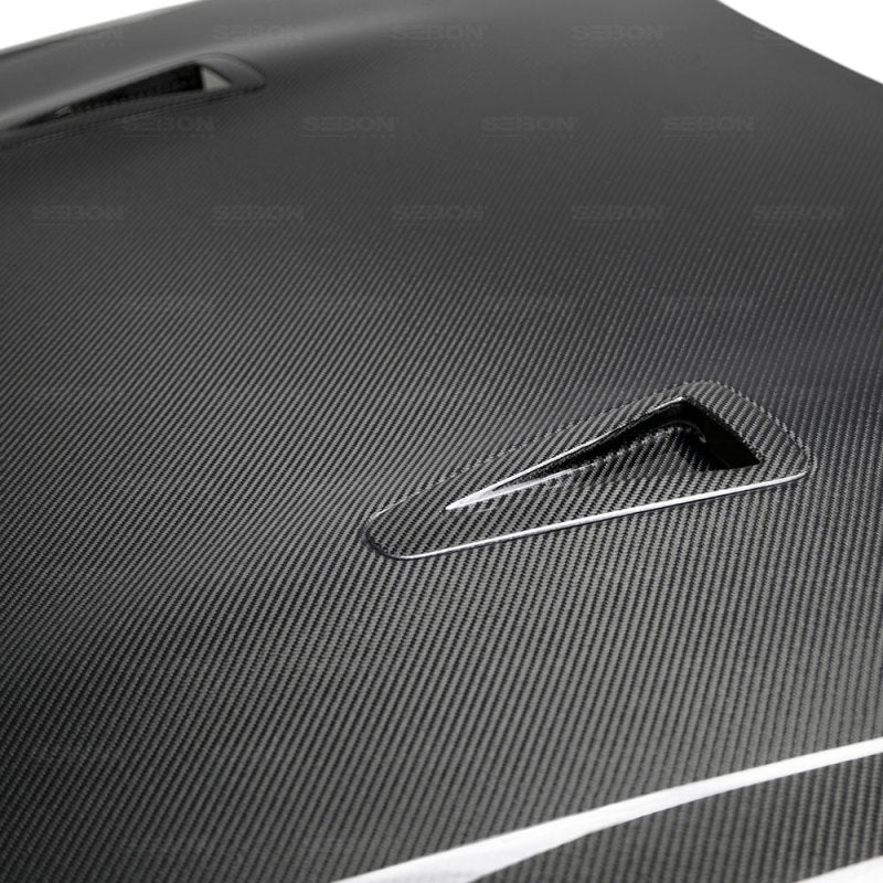 Seibon 09-10 Nissan GTR R35 OEM Carbon Fiber Hood-thumbmail-4