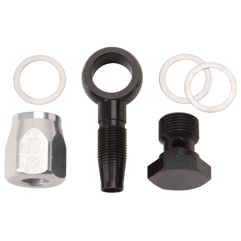 Russell Performance -6 AN Carb Banjo Adapter Fitting (Black)-thumbmail-10