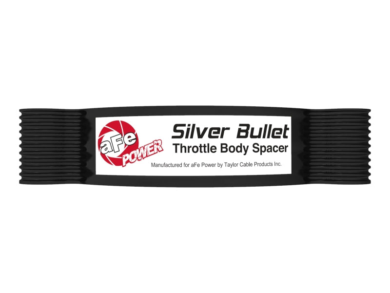 aFe 2020 Vette C8 Silver Bullet Aluminum Throttle Body Spacer / Works With Factory Intake Only - Blk-thumbmail-12