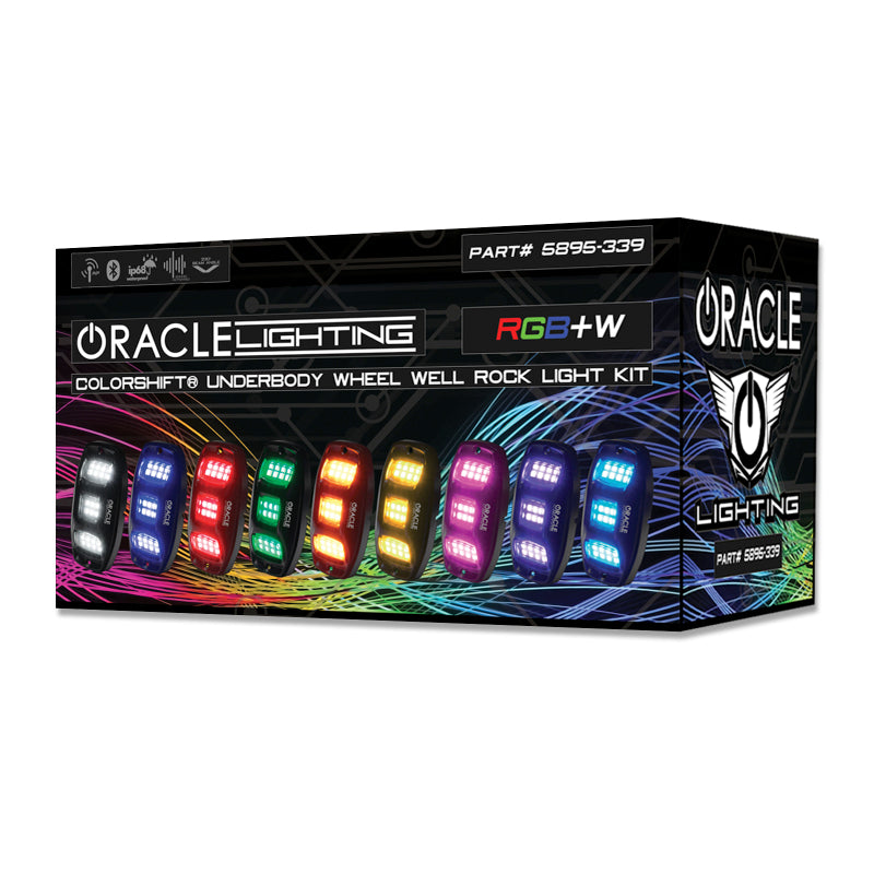 Oracle Underbody  RGB+W Wheel Well Rock Light Kit - 4 PCS - ColorSHIFT-thumbmail-9