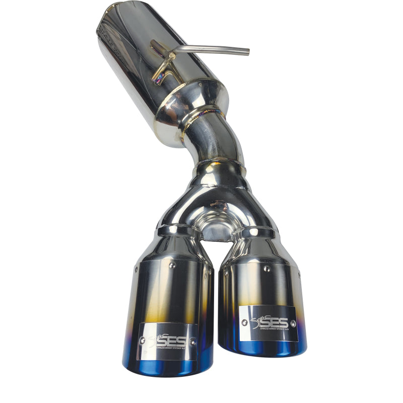 Injen 10-13 Hyundai Genesis Coupe 2.0L(t) 4cyl SS Exhaust w/ 76mm Y-Pipe Resonator/Molded SS Flanges-thumbmail-9