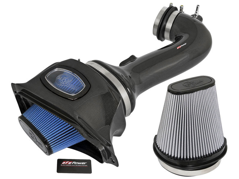 aFe Momentum Carbon Fiber Cold Air Intake System PDS/P5R 15-16 Chevrolet Corvette Z06 V8-6.2L-thumbmail-1