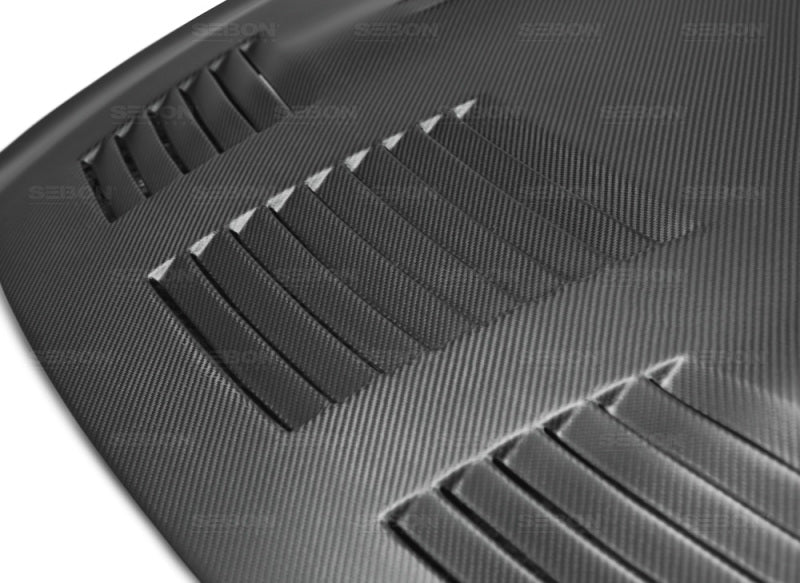 Seibon 09-15 Nissan GTR R35 GTII Dry Carbon Hood-thumbmail-5