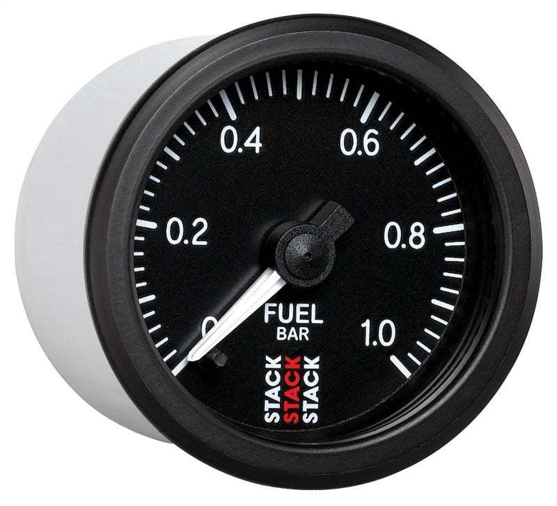 Autometer Stack 52mm 0-1 Bar M10 Male Pro Stepper Motor Fuel Pressure Gauge - Black-thumbmail-5