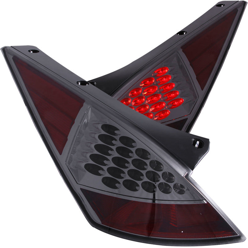 ANZO 2003-2005 Nissan 350Z LED Taillights Smoke-thumbmail-2