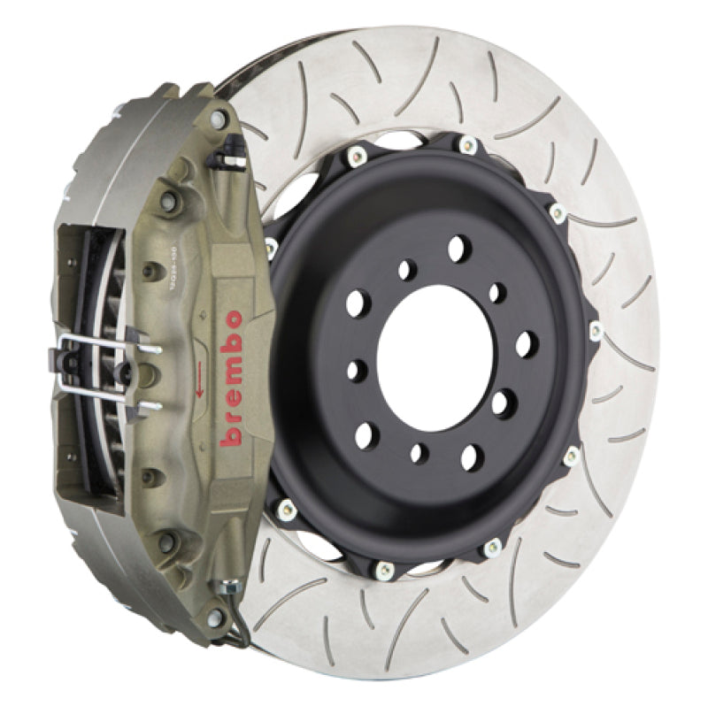 Brembo 01-06 M3 (E46) PISTA Front Race BBK 4 Piston Cast 2pc 355x32x53a 2pc Rotor T3-Clear HA-thumbmail-1