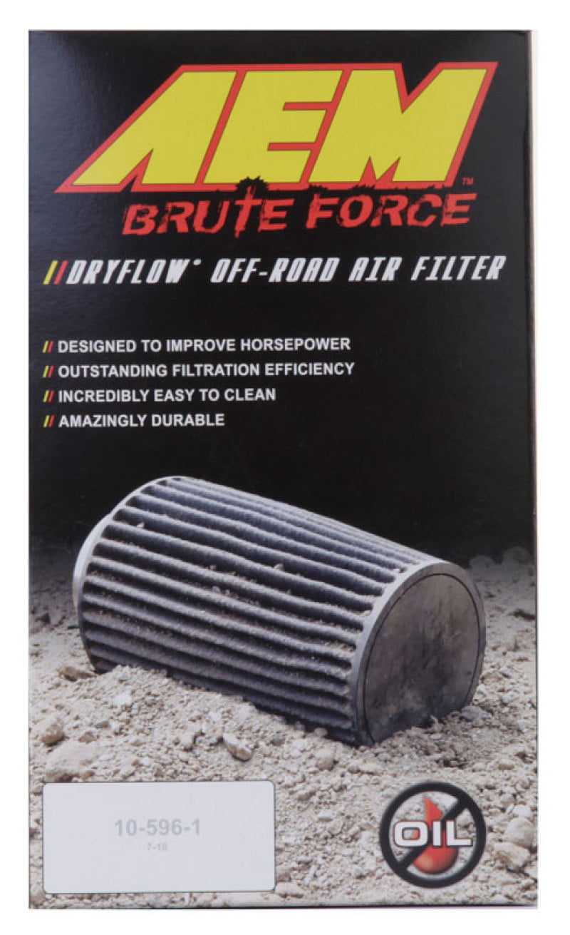 AEM Dryflow 3.5in. X 7in. Round Tapered Air Filter-thumbmail-12