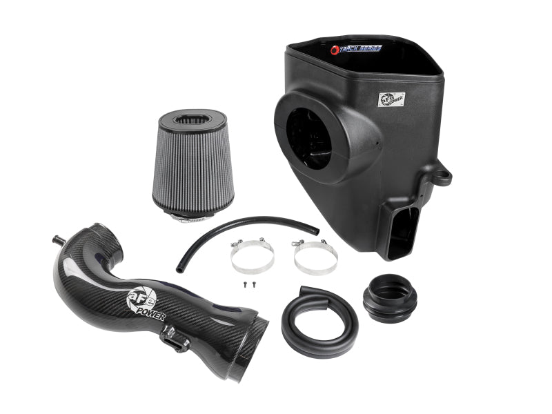 aFe 19-21 GM Trucks 5.3L/6.2L Track Series Carbon Fiber Cold Air Intake System W/ Pro Dry S Filters-thumbmail-14