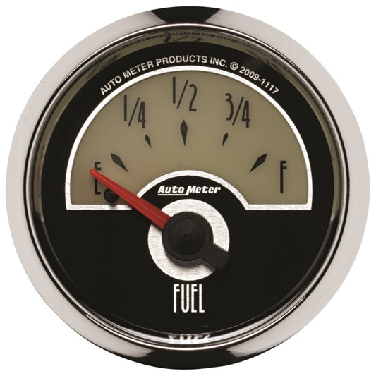 AutoMeter Gauge Fuel Level 2-1/16in. 240 Ohm(e) to 33 Ohm(f) Elec Cruiser