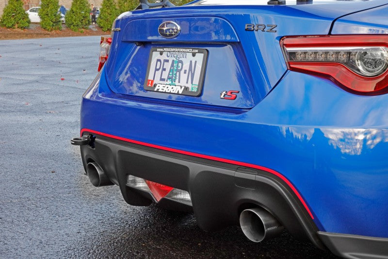 Perrin 13-20 & 2022 Subaru BRZ / 13-16 Scion FRS / 17-20 Toyota 86 Tow Hook Kit (Rear) - Black-thumbmail-6
