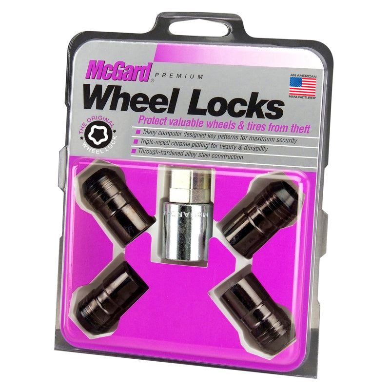 McGard Wheel Lock Nut Set - 4pk. (Cone Seat) M14X1.5 / 21mm & 22mm Dual Hex / 1.639in. L - Black-thumbmail-6