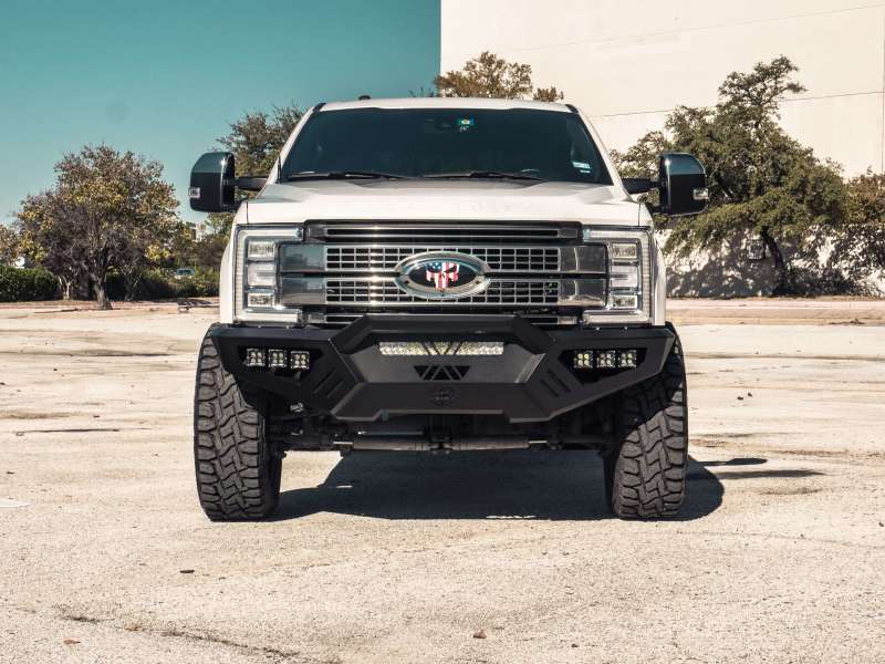Road Armor 17-20 Ford F-250 SPARTAN Front Bumper Bolt-On Pre-Runner Guard - Tex Blk-thumbmail-8