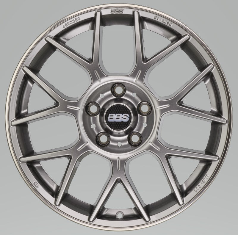BBS XR 20x8.5 5x112 ET44 Platinum Gloss Wheel -82mm PFS/Clip Required-thumbmail-1