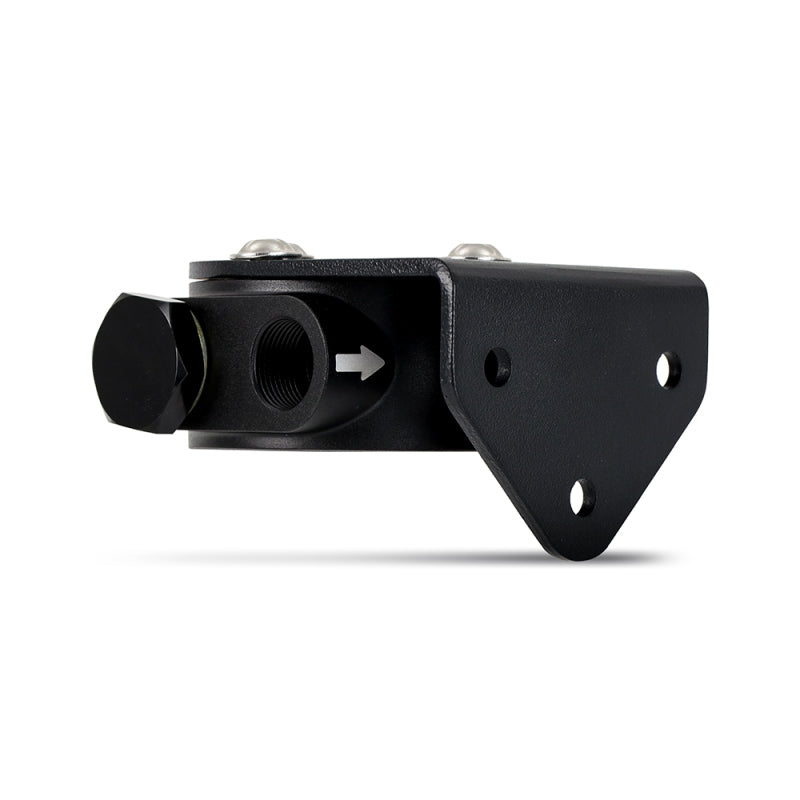 Mishimoto 3/4 - 16 Thread Remote Oil Filter Mount - Black-thumbmail-6