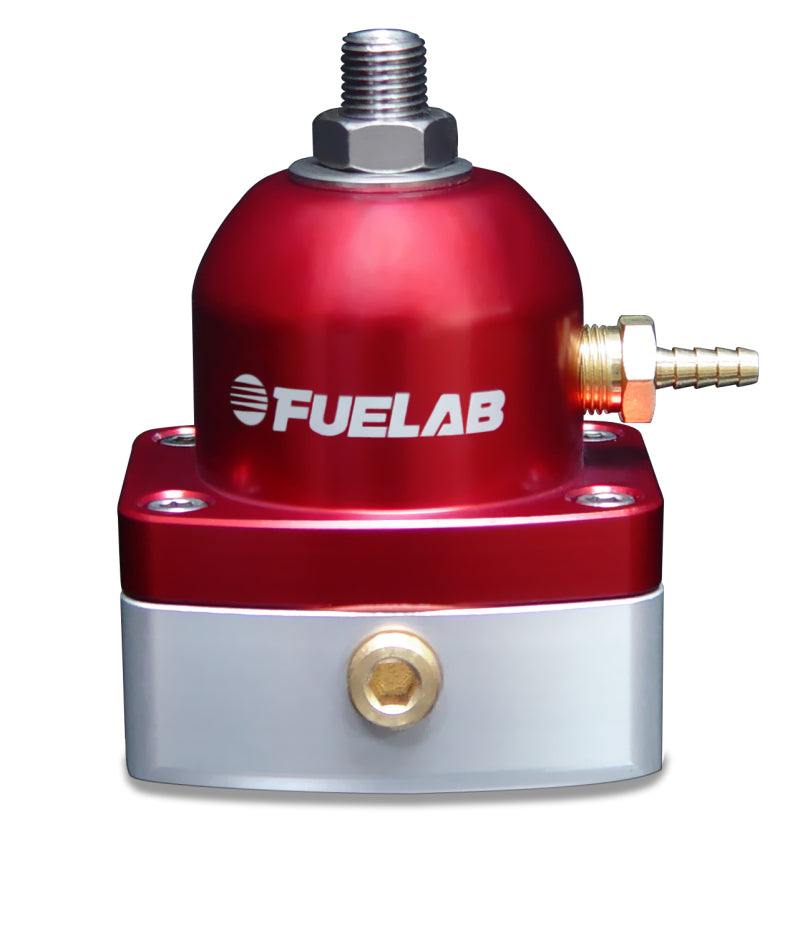 Fuelab 525 TBI Adjustable FPR In-Line 10-25 PSI (1) -6AN In (1) -6AN Return - Red-thumbmail-1