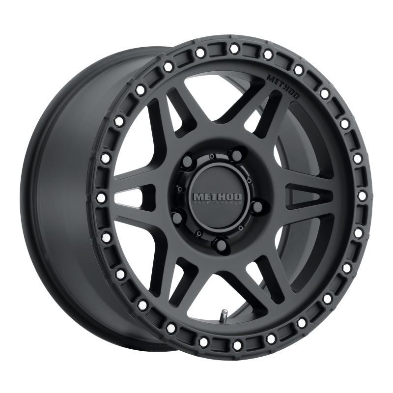 Method MR312 17x8.5 0mm Offset 5x5 71.5mm CB Matte Black Wheel-thumbmail-1