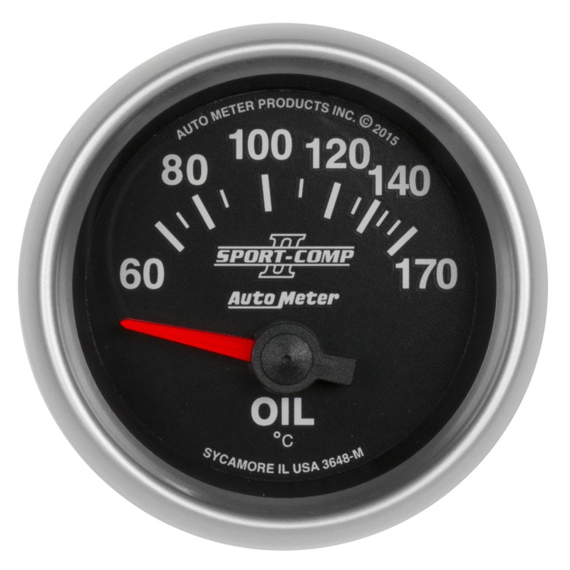 Autometer Sport-Comp II Gauge Oil Temp 2 1/16in 60-170f Electric Sport-Comp II-thumbmail-1
