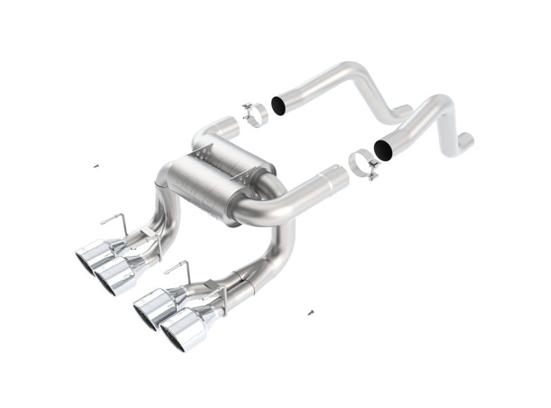 Borla 06-12 Chevrolet Corvette Z06/ZR1 6.2L/7.0L 8cyl Aggressive ATAK Exhaust (rear section only)-thumbmail-1