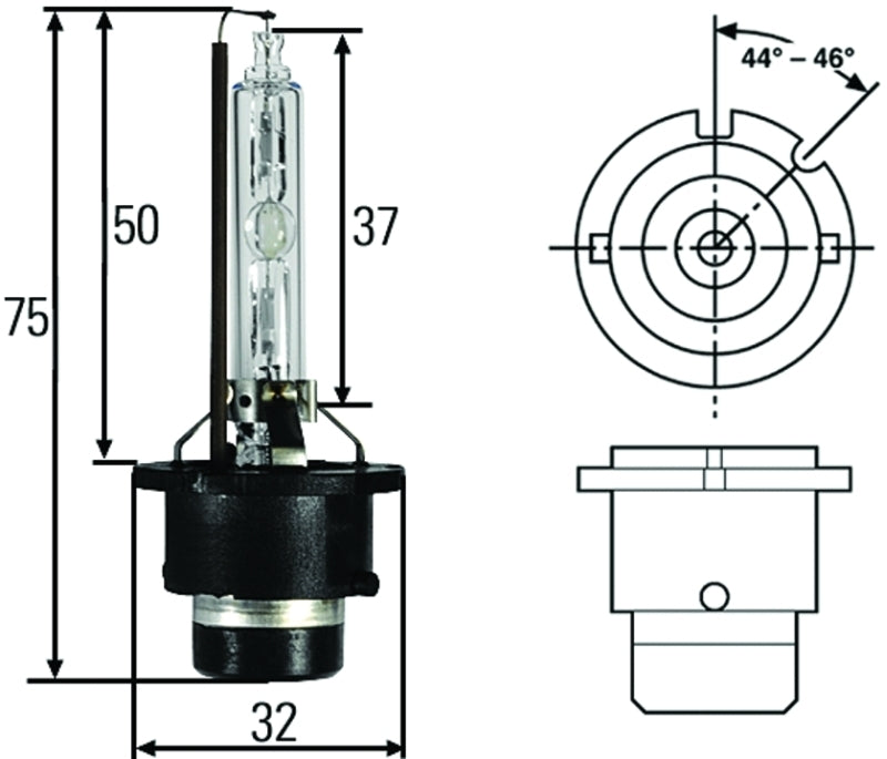 Hella D2S 35W High Intensity Discharge Capsule-thumbmail-4
