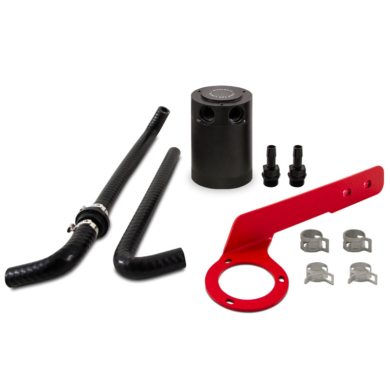 Mishimoto 2018+ Honda Accord 2.0T Baffled Oil Catch Can PCV Side - Red-thumbmail-2